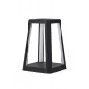 LEXON Lantern Lámpara LED con cargador inalámbrico negro LH94N