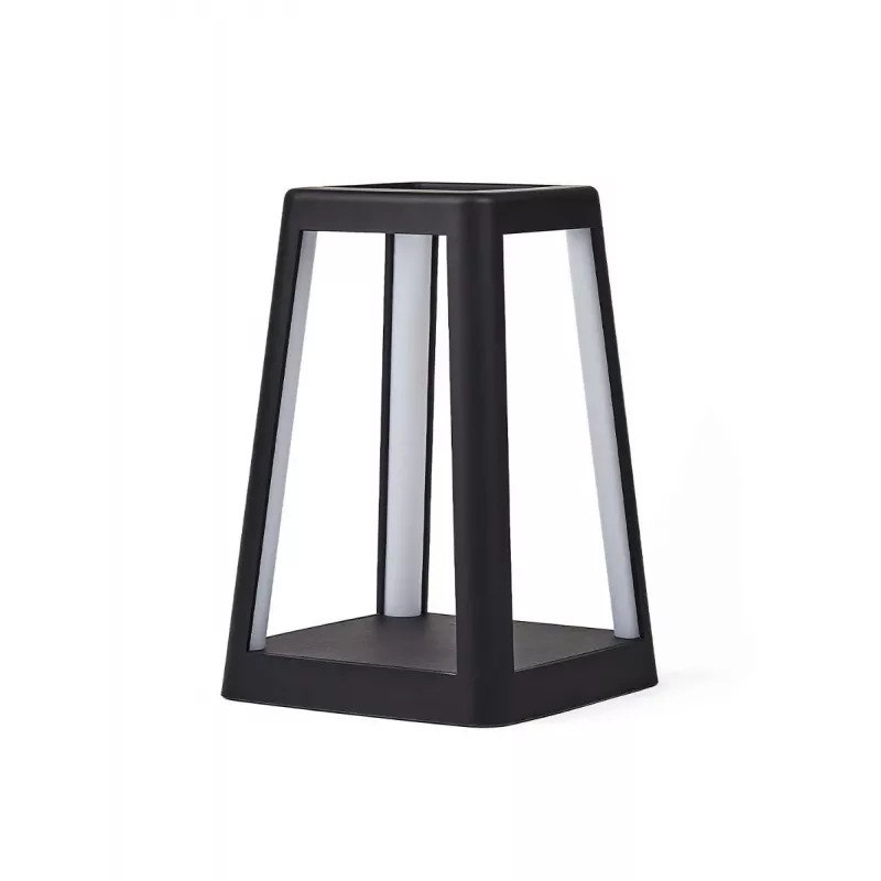 LEXON Lantern Lámpara LED con cargador inalámbrico negro LH94N