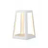 Lexon Lantern Lámpara LED con cargador inalámbrico blanco LH94W