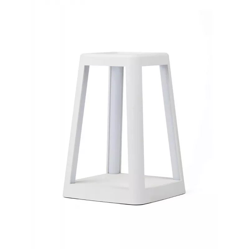 Lexon Lantern Lámpara LED con cargador inalámbrico blanco LH94W