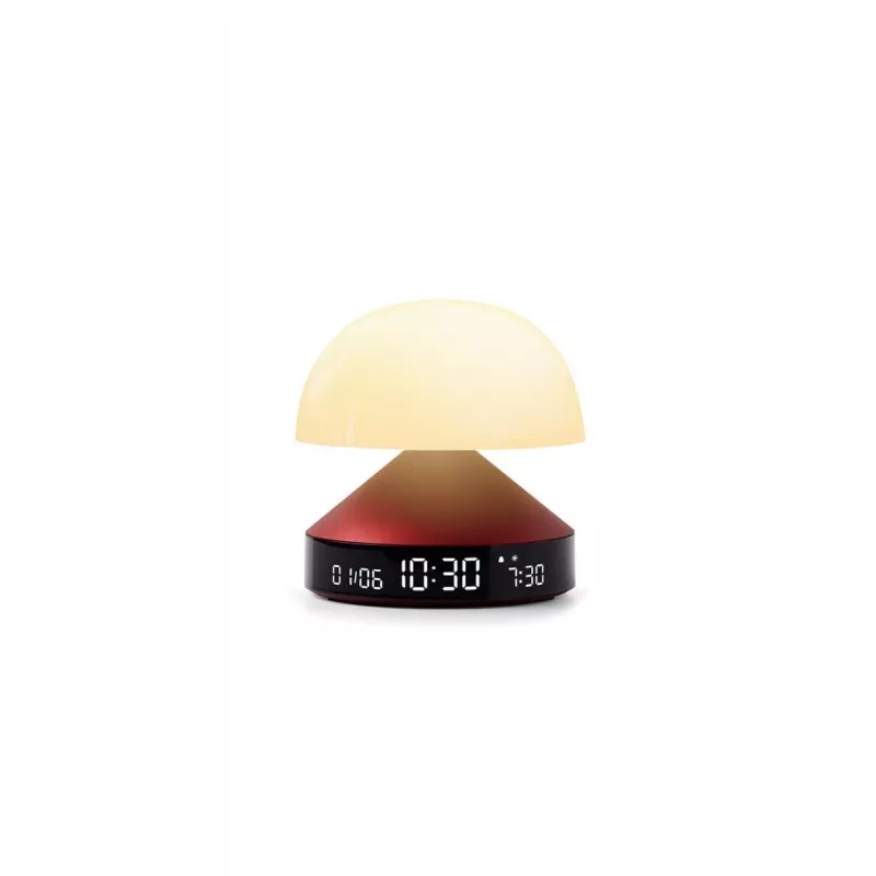 Lexon Mina Sunrise Despertador con luz de amanecer, rojo LR153DR