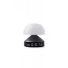 Lexon Mina Sunrise Despertador con lámpara, gris pistola / gris oscuro, LR153MX