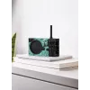 Lexon Tykho 3 X JMB Radio Bluetooth Radio FM portátil con obra de arte de Basquiat, negro