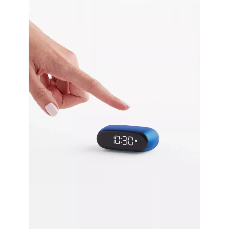 LEXON Minut Mini Despertador digital azul oscuro LR154BF