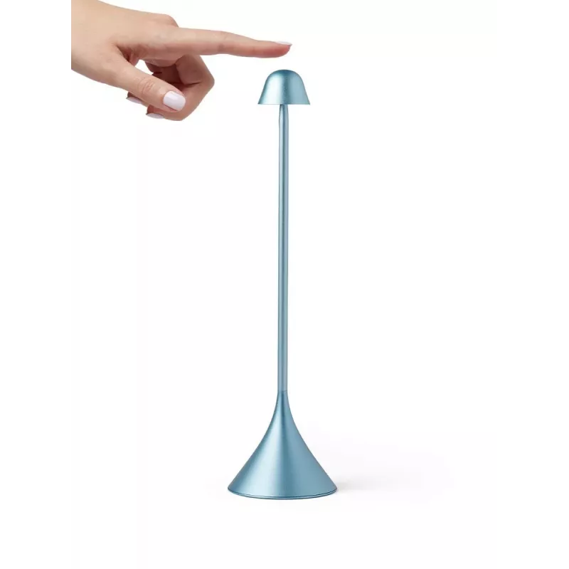LEXON Steli Bell Lámpara de mesa azul claro LH95B-LB1