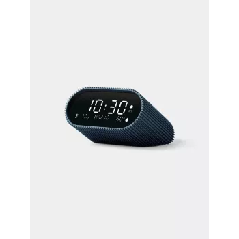 Lexon Ray Clock Despertador digital con sensor de temperatura y humedad, azul océano LR155OB3