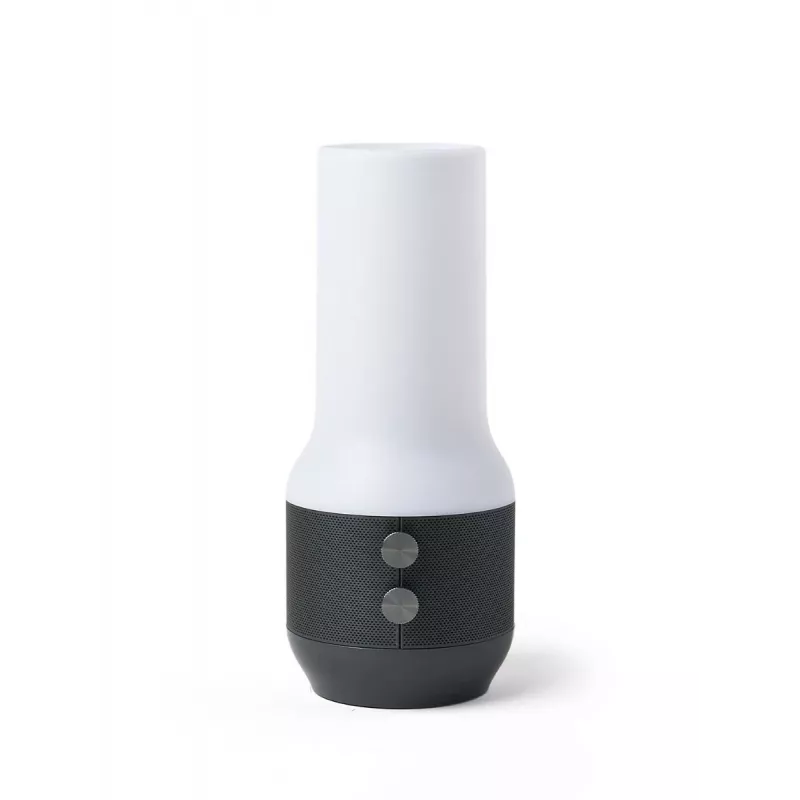 LEXON Terrace+ lámpara LED 3 en 1 con altavoz Bluetooth y powerbank, gris oscuro/Gunmetal, LA134X
