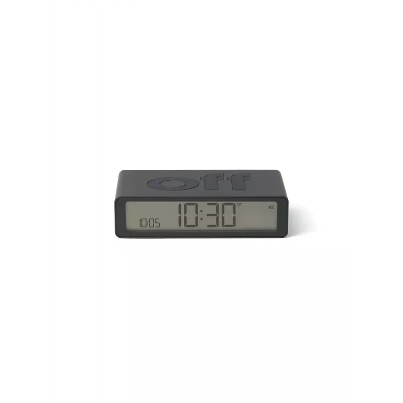 Lexon Flip Classic Despertador gris oscuro LR157G3