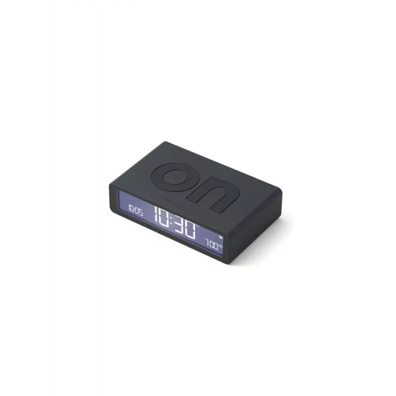 Lexon Flip Classic Despertador gris oscuro LR157G3