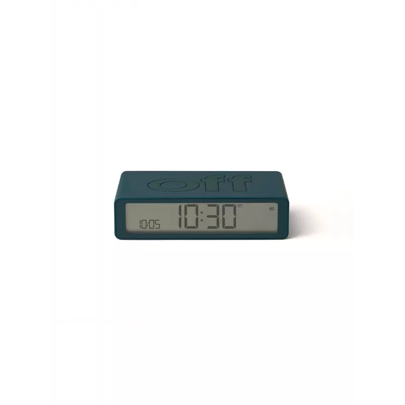 Lexon Flip Classic Despertador de doble cara azul pato LR157BF9