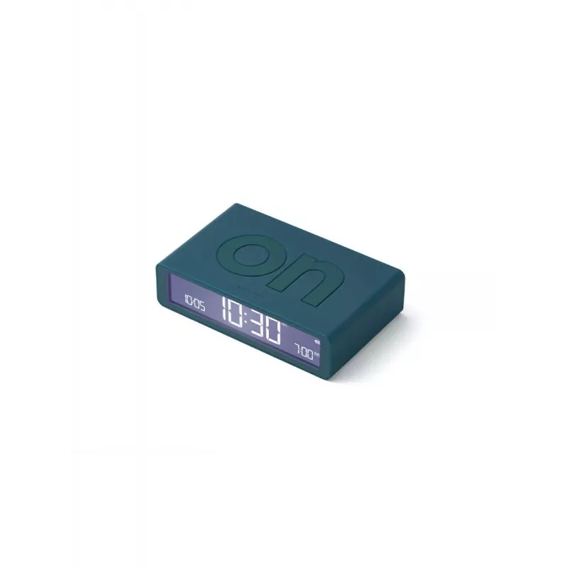 Lexon Flip Classic Despertador de doble cara azul pato LR157BF9