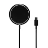 Karl Lagerfeld cargador inalámbrico compatible con MagSafe 15W negro