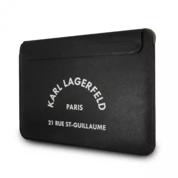 Karl Lagerfeld Funda KLCS133RSGSFBK 13 pulgadas Negra Saffiano RSG para portátil