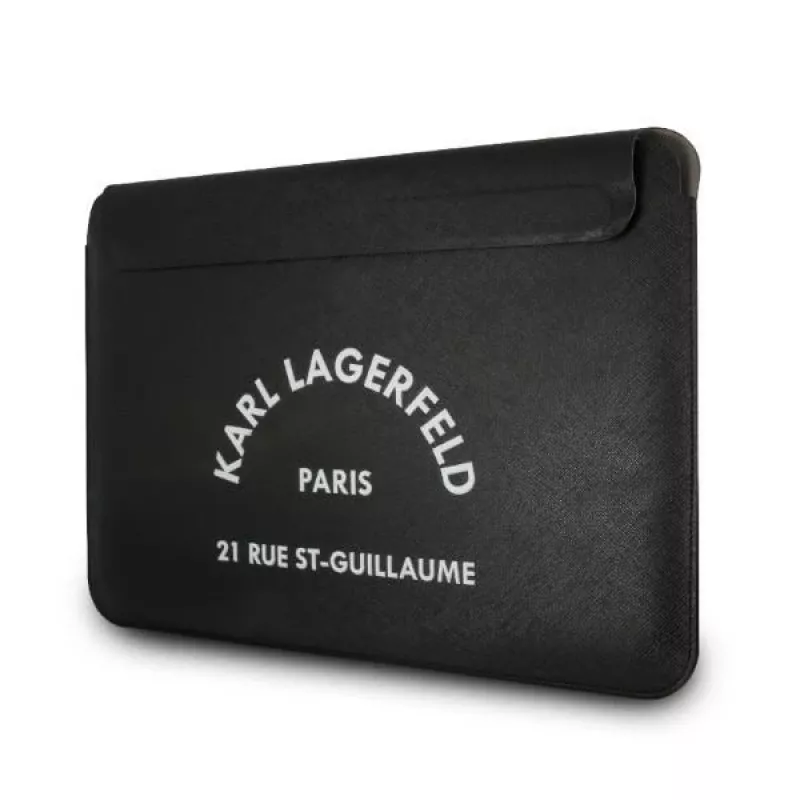 Karl Lagerfeld Funda KLCS133RSGSFBK 13 pulgadas Negra Saffiano RSG para portátil