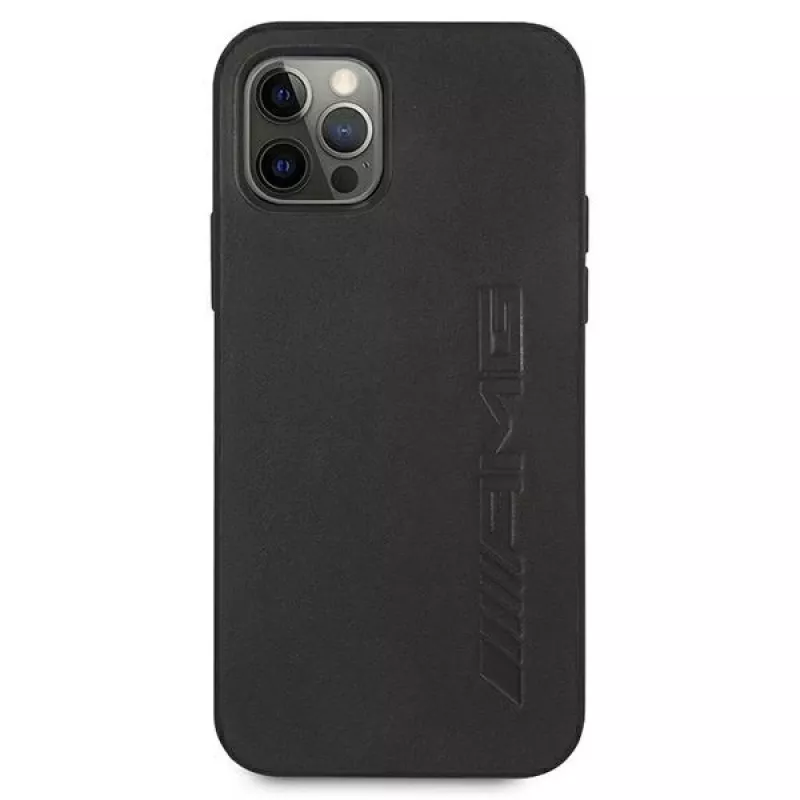 Funda rígida de piel AMG Hot Stamped para Apple iPhone 12 Pro Max 6,7