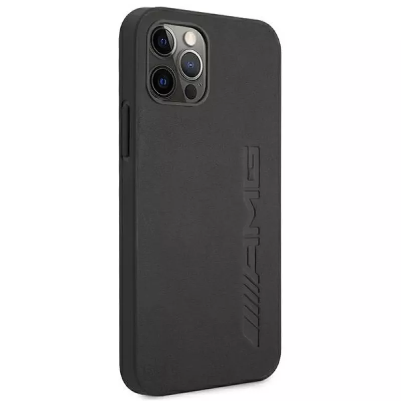 Funda rígida de piel AMG Hot Stamped para Apple iPhone 12 Pro Max 6,7