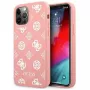 Guess GUHCP12LLSPEWPI funda rígida rosa Peony Collection para iPhone 12 Pro Max 6,7