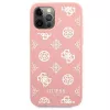 Guess GUHCP12LLSPEWPI funda rígida rosa Peony Collection para iPhone 12 Pro Max 6,7