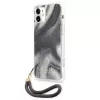 Guess GUHCP12SKSMAGR funda rígida gris Marble Collection para iPhone 12 Mini 5,4
