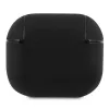 BMW BMA3SSLBK AirPods 3 funda negra de piel auténtica logotipo plateado