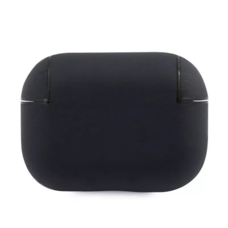 BMW AirPods Pro funda azul marino de piel auténtica logotipo plateado