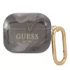 Guess GUA3UNMK funda para AirPods 3 negra Marble Collection
