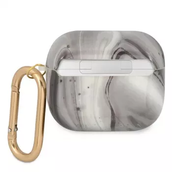 Guess GUA3UNMK funda para AirPods 3 negra Marble Collection