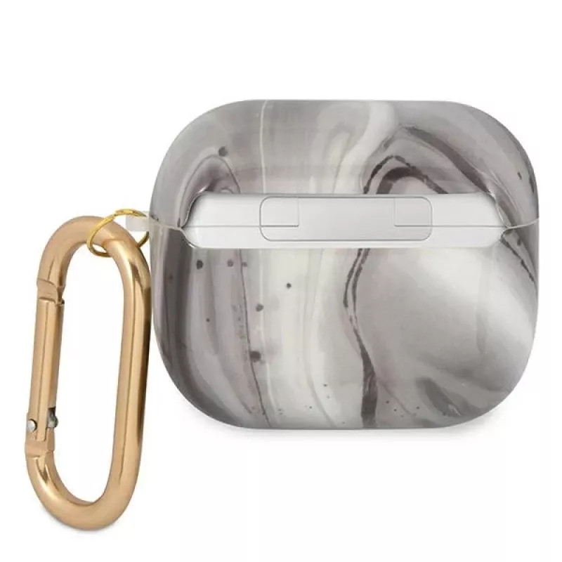 Guess GUA3UNMK funda para AirPods 3 negra Marble Collection