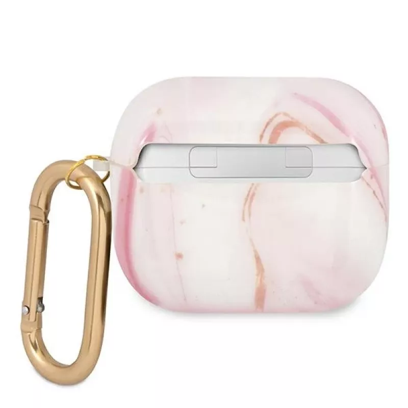 Guess GUA3UNMP funda para AirPods 3 rosa Marble Collection