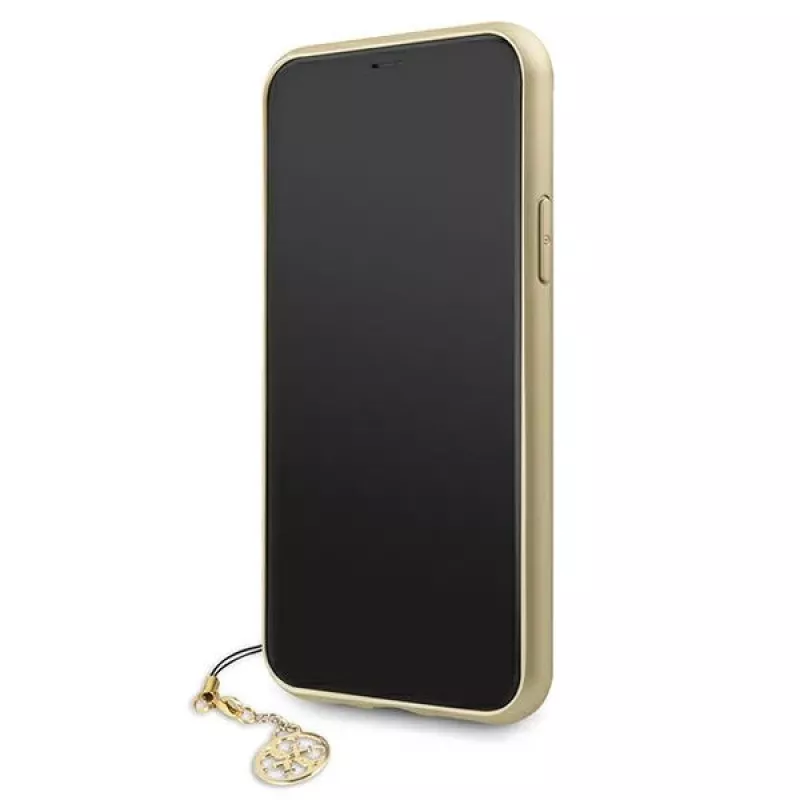Guess GUHCN61GF4GGR funda rígida 4G Charms Collection para iPhone 11 6,1
