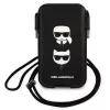 Karl Lagerfeld funda rígida Ikonik Karl & Choupette Head para iPhone 12 / 12 Pro 6,1 inch - negra