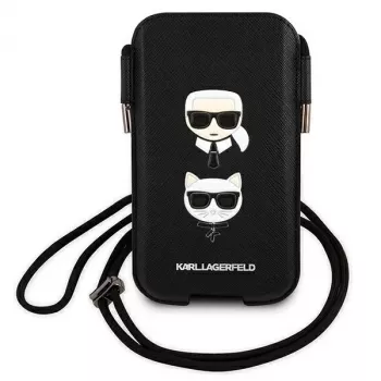 Karl Lagerfeld funda rígida Ikonik Karl & Choupette Head para iPhone 12 / 12 Pro 6,1