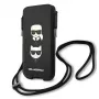 Karl Lagerfeld funda rígida Saffiano Ikonik Karl & Choupette Head para Apple iPhone 12 Pro Max 6,7