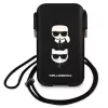 Karl Lagerfeld funda rígida Saffiano Ikonik Karl & Choupette Head para Apple iPhone 12 Pro Max 6,7 inch negra
