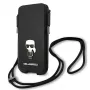 Karl Lagerfeld funda rígida Saffiano Ikonik Karl para iPhone 12/12 Pro 6,1
