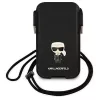 Karl Lagerfeld funda rígida Saffiano Ikonik Karl para iPhone 12/12 Pro 6,1