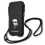 Karl Lagerfeld funda rígida Saffiano Ikonik para Apple iPhone 12 Pro Max, negra