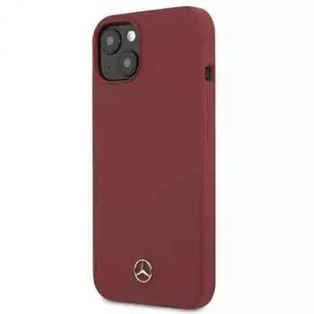 Mercedes-Benz MEHCP13SSILRE funda rígida roja Silicone Line para iPhone 13 mini 5,4