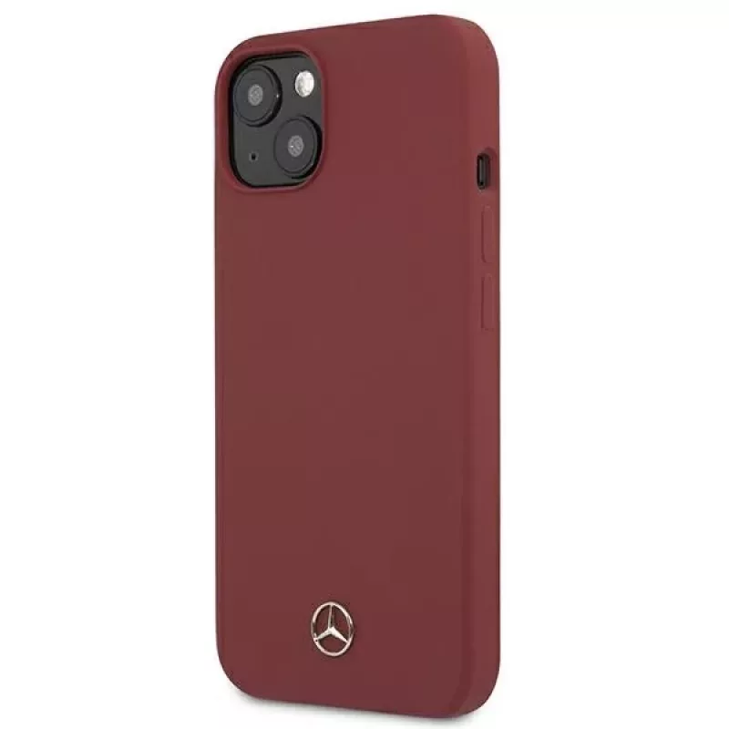 Mercedes-Benz MEHCP13SSILRE funda rígida roja Silicone Line para iPhone 13 mini 5,4