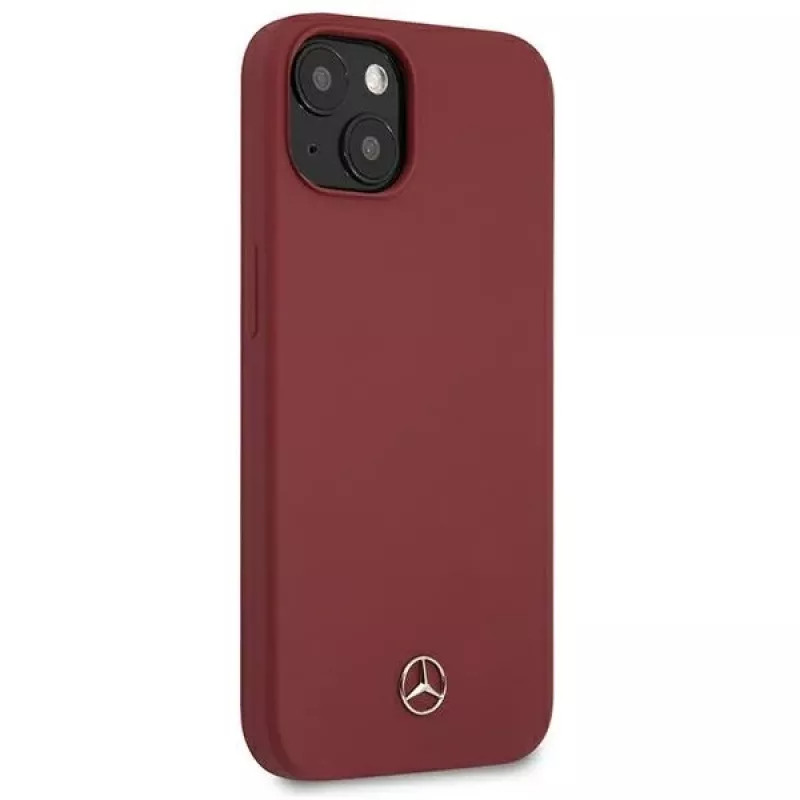 Mercedes-Benz MEHCP13SSILRE funda rígida roja Silicone Line para iPhone 13 mini 5,4