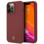 MERCEDES-BENZ MEHCP13LSILRE funda rígida Silicone Line para iPhone 13 Pro / 13 6,1 inch roja