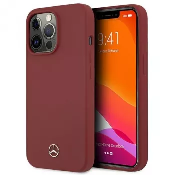 MERCEDES-BENZ MEHCP13XSILRE funda rígida de silicona para Apple iPhone 13 Pro Max 6,7