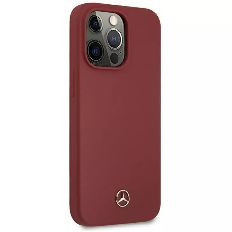 MERCEDES-BENZ MEHCP13XSILRE funda rígida de silicona para Apple iPhone 13 Pro Max 6,7