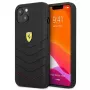 Ferrari FEHCP13SRQUK funda rígida negra Off Track Quilted para iPhone 13 Mini 5,4