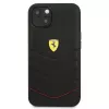 Ferrari FEHCP13SRQUK funda rígida negra Off Track Quilted para iPhone 13 Mini 5,4