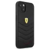 Ferrari FEHCP13SRQUK funda rígida negra Off Track Quilted para iPhone 13 Mini 5,4