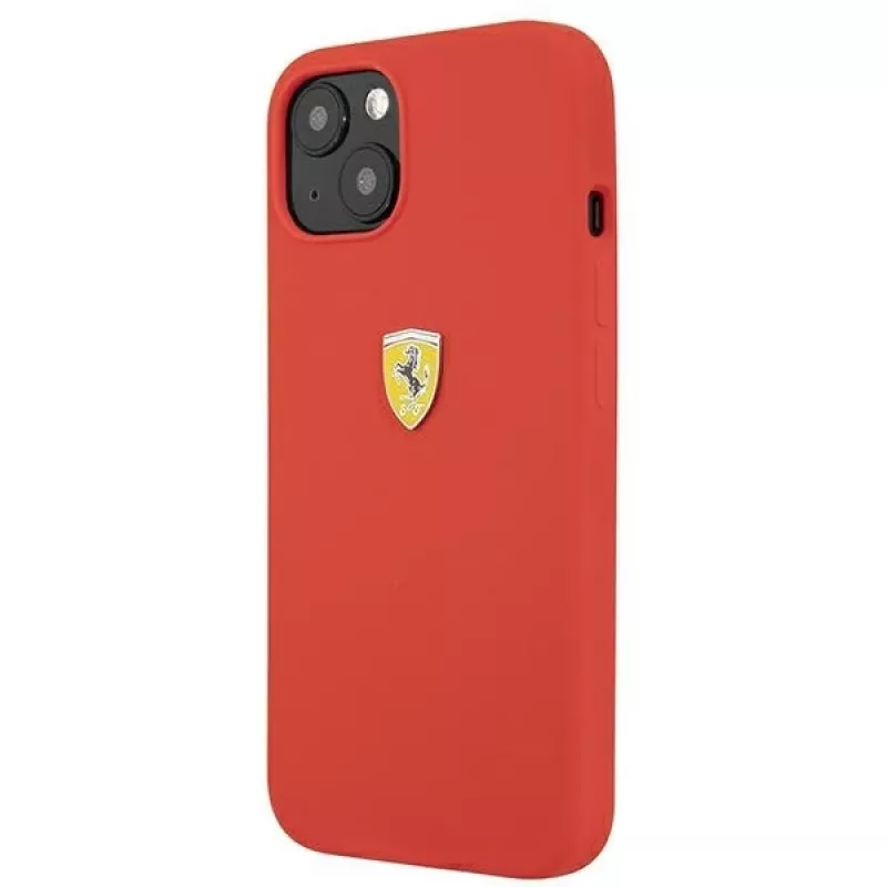 Ferrari FESSIHCP13SRE funda rígida de silicona roja para Apple iPhone 13 mini 5,4 inch