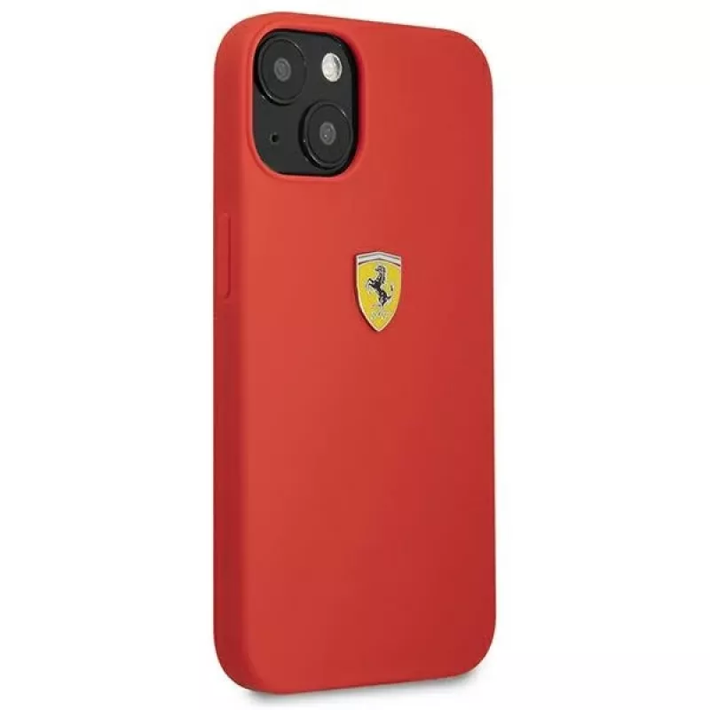 Ferrari FESSIHCP13SRE funda rígida de silicona roja para Apple iPhone 13 mini 5,4 inch