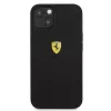 Ferrari FESSIHCP13SBK funda rígida de silicona negra para iPhone 13 mini 5,4