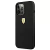 Ferrari FESSIHCP13LBK funda rígida de silicona para iPhone 13 Pro / 13, negra